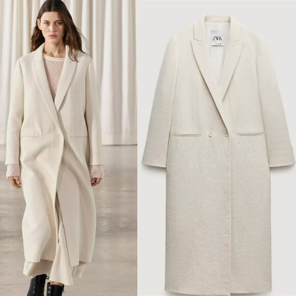 Zara Jackets & Blazers - Zara oversize wool blend coat